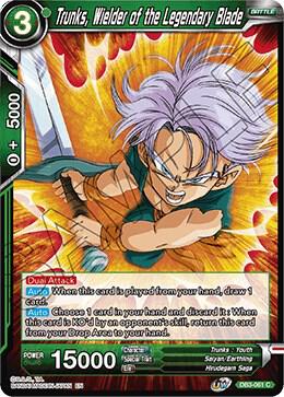 Trunks, Wielder of the Legendary Blade #DB3-061 — Draft Box 06 - Giant Force