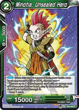 Minotia, Unsealed Hero #DB3-068 — Draft Box 06 - Giant Force