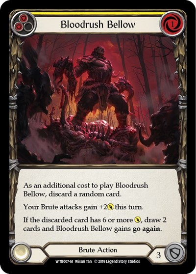 Bloodrush Bellow Welcome to Rathe card price