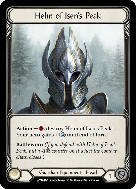Helm of Isens Peak 初版CF BGS9.5 Helm of Isen's Peak - Welcome to Rathe - Flesh and Blood TCG