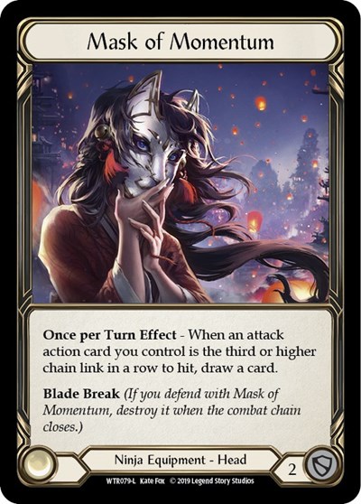 Mask of Momentum Welcome to Rathe card price