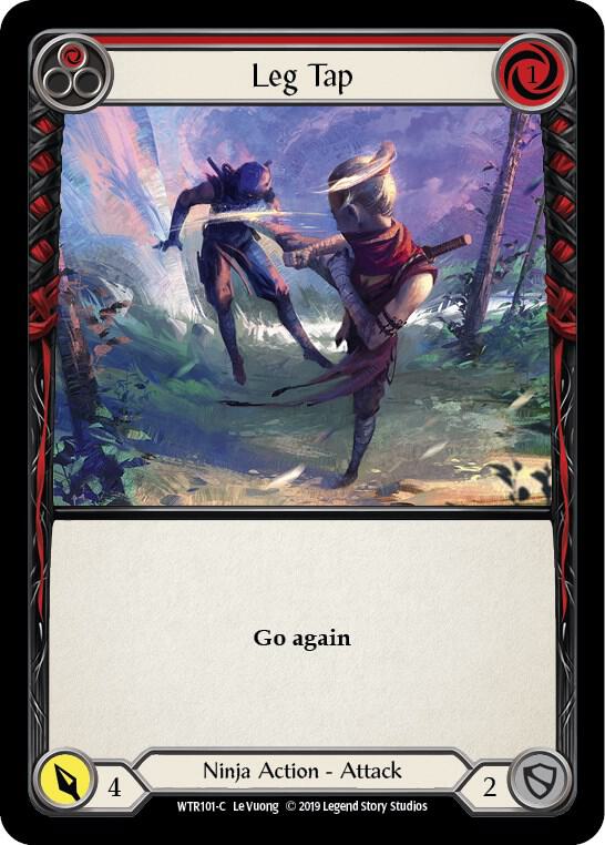 Leg Tap (Red) - Welcome to Rathe - Flesh and Blood TCG - TCGplayer.com