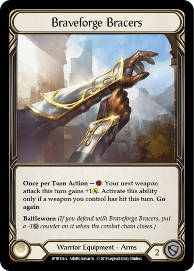 Braveforge Bracers Welcome to Rathe card price