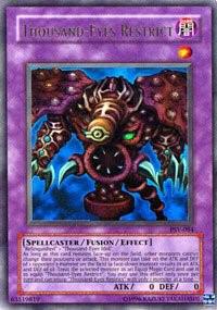 yugioh card thousand eyes restrict MAMA-EN064 - Millennium-Eyes - Ultra Rare other monsters cannot change their positions or attack 63519819 - Thousand-Eyes Restrict by