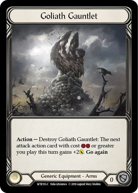 Goliath Gauntlet - Welcome to Rathe - Flesh and Blood TCG - TCGplayer.com Goliath Gauntlet - Welcome to Rathe - Flesh and Blood TCG - TCGplayer.com