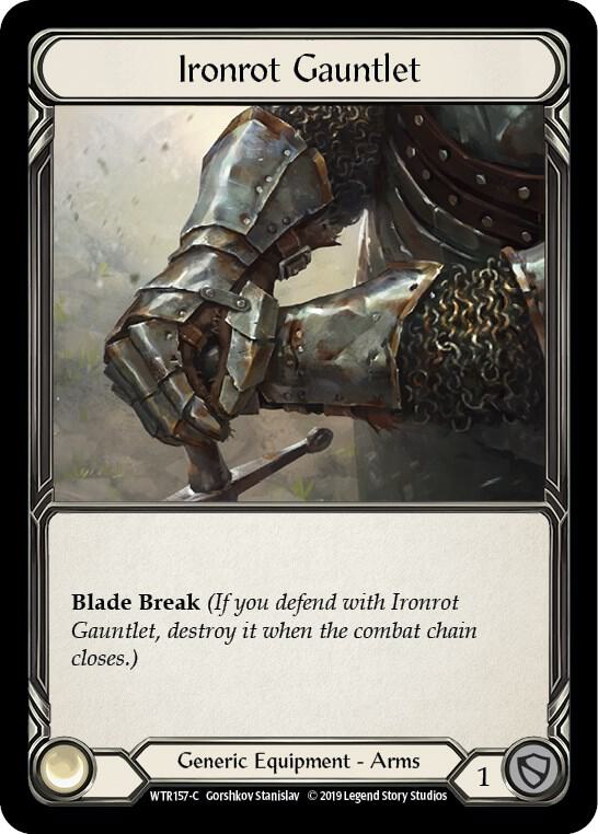 Ironrot Gauntlet - Welcome to Rathe - Flesh and Blood TCG
