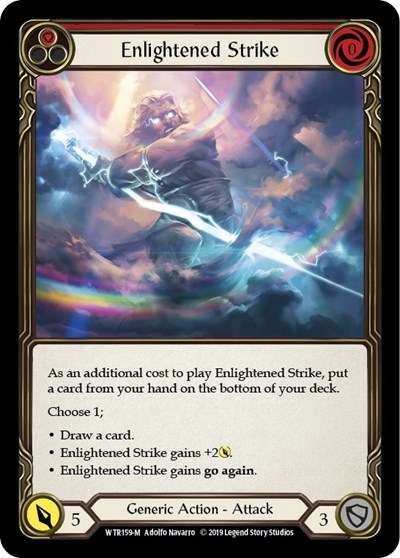 Enlightened Strike Welcome to Rathe card price