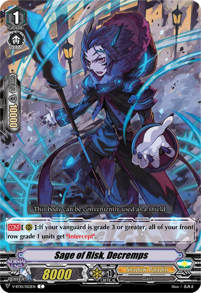 Sage of Risk, Decremps