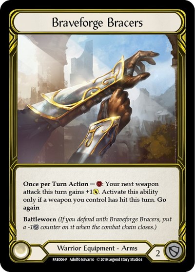 Braveforge Bracers Golden