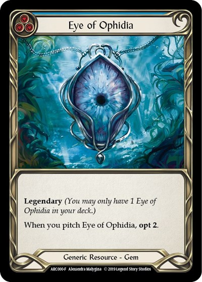 Eye of Ophidia card from Flesh and Blood TCG