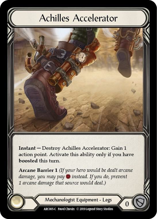 Achilles Accelerator - Arcane Rising - Flesh and Blood TCG