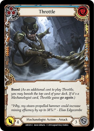 Throttle (Blue) Arcane Rising card price
