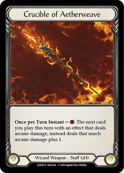 Crucible of Aetherweave - LGS012 Flesh and Blood: Promo Cards card price