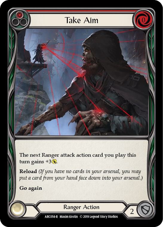 Take Aim (Red) - Arcane Rising - Flesh and Blood TCG - TCGplayer.com