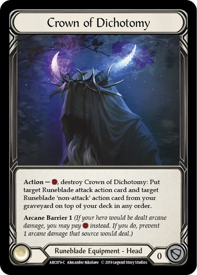 Crown of Dichotomy Arcane Rising card price