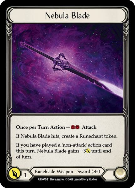 Nebula Blade // Viserai - Arcane Rising - Flesh and Blood TCG