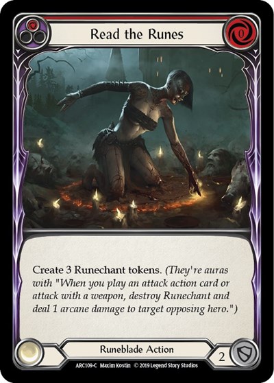 Read the Runes (Red) Arcane Rising card price