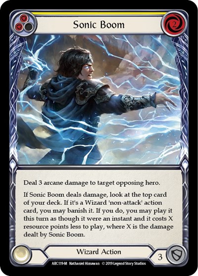 Sonic Boom Arcane Rising card price