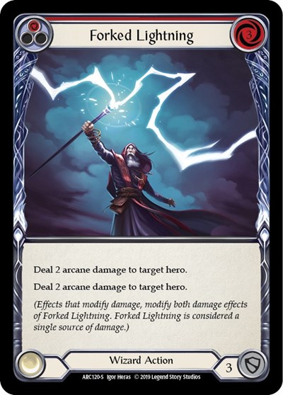 Forked Lightning Arcane Rising card price
