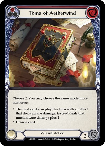 Tome of Aetherwind Arcane Rising card price