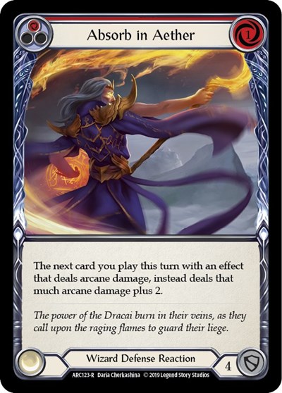 Absorb in Aether (Red) card
