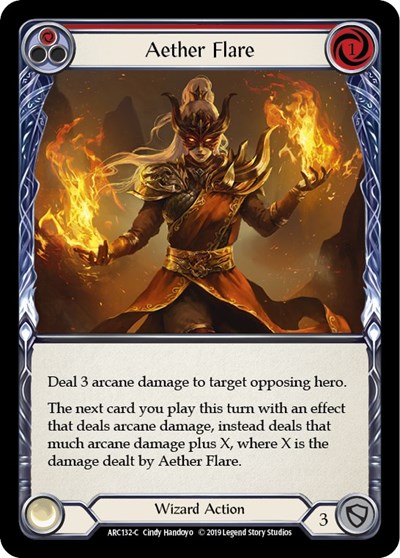 Aether Flare (Red) Arcane Rising card price