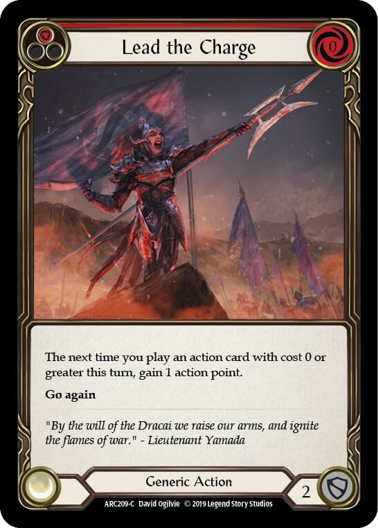 Lead the Charge (Red) - Arcane Rising - Flesh and Blood TCG