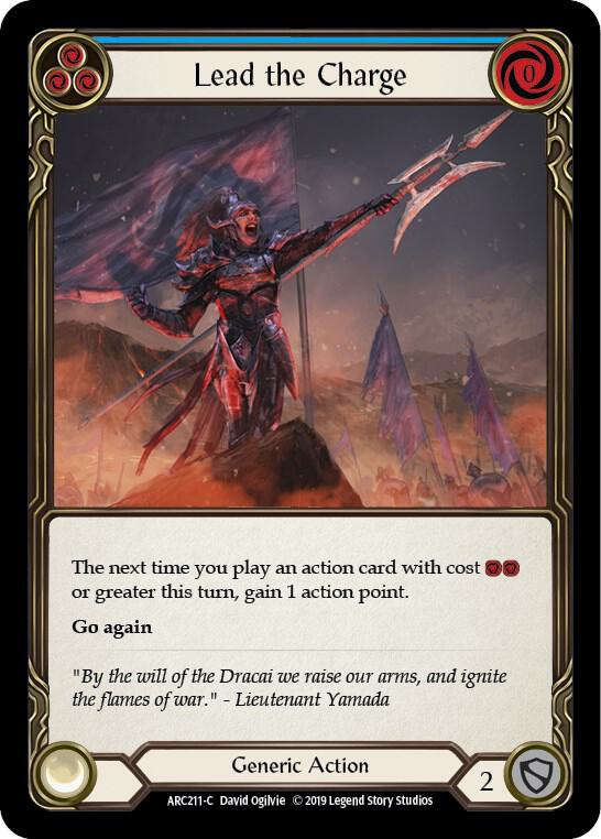 Lead the Charge (Blue) - Arcane Rising - Flesh and Blood TCG
