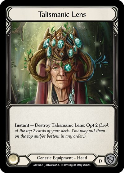 Talismanic Lens Arcane Rising card price