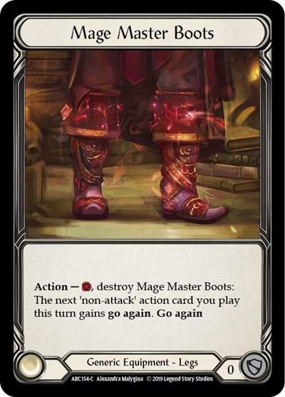 Mage Master Boots Arcane Rising card price