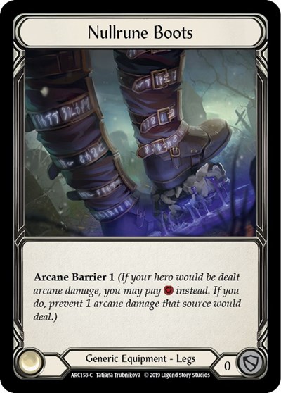 Nullrune Boots Arcane Rising card price