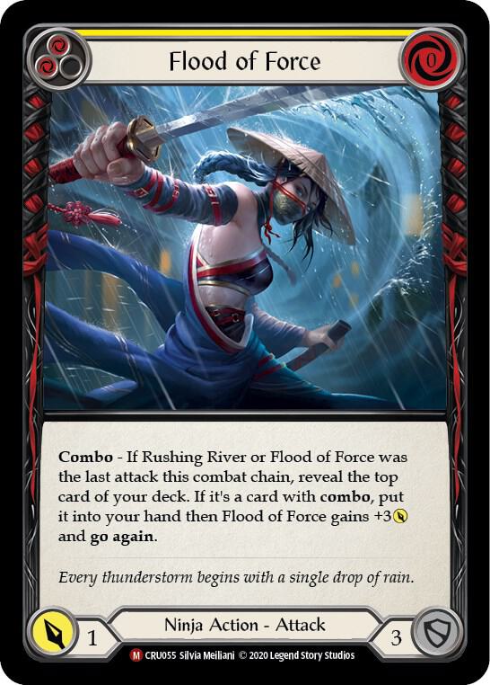 Flood of Force - Crucible of War - Flesh and Blood TCG