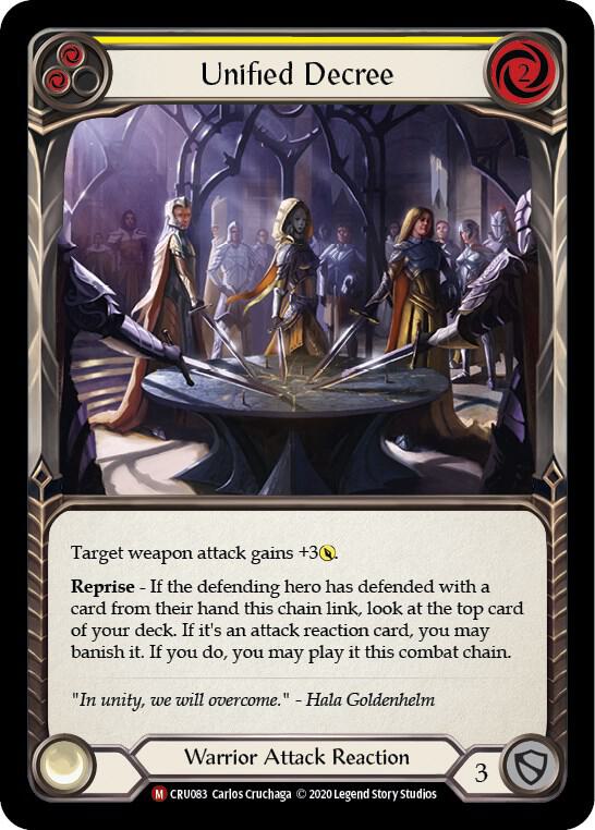 Unified Decree - Crucible of War - Flesh and Blood TCG - TCGplayer.com