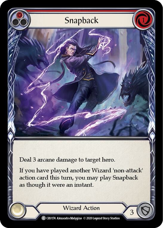 Snapback (Red) - Crucible of War - Flesh and Blood TCG - TCGplayer.com