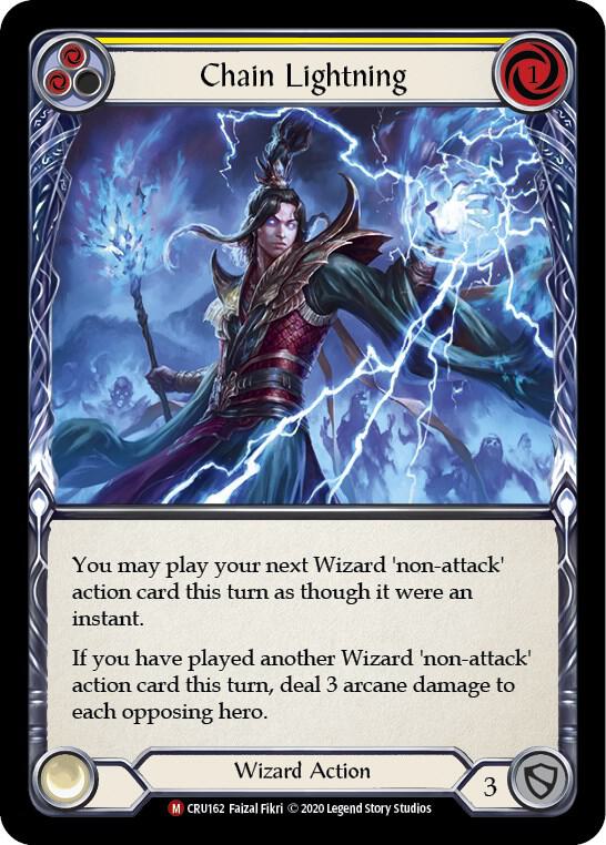Chain Lightning - Crucible of War - Flesh and Blood TCG
