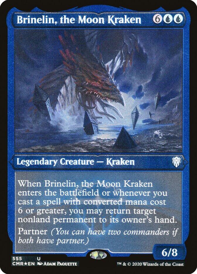Brinelin, the Moon Kraken (Foil Etched) 555 card
