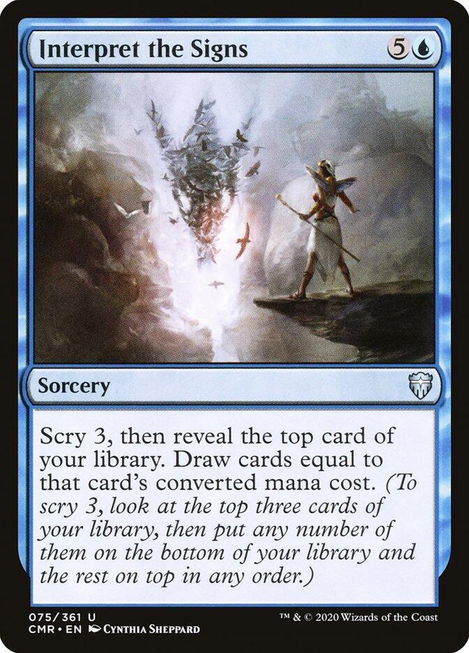 Interpret the Signs - Commander Legends - Magic: The Gathering - TCGplayer.com Interpret the Signs - Commander Legends - Magic: The Gathering - TCGplayer.com