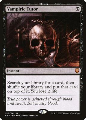 Vampiric Tutor 暗黒の教示者 Vampiric Tutor - Commander Legends - Magic: The Gathering
