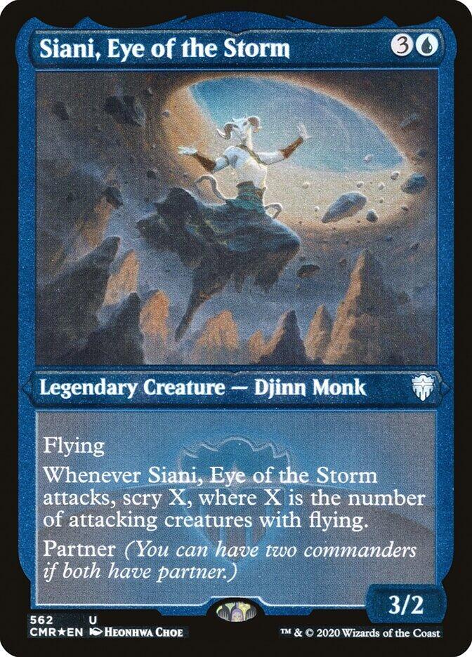 Siani, Eye of the Storm (Foil Etched) 562 card