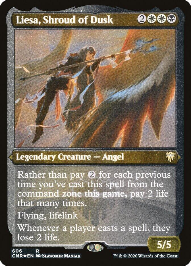 Liesa, Shroud of Dusk (Foil Etched) - Commander Legends - Magic: The  Gathering