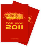 遊戯王OCG 公式カードスリーブ TOP 1000 2011 Top 1000 (2011) Card Sleeves for Yu-Gi-Oh! - Red (80-Pack