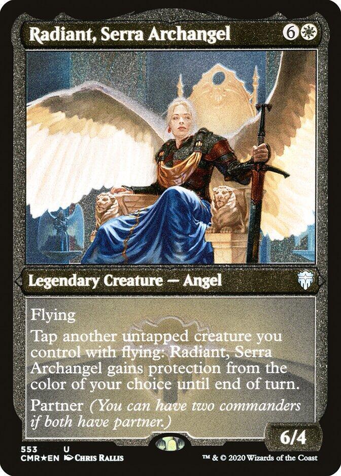 マジック：ザ・ギャザリング Serra Advocate Foil Radiant, Serra Archangel (Foil Etched) - Commander Legends - Magic