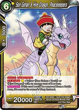 Son Gohan & Hire-Dragon, Peacekeepers #DB3-081 — Draft Box 06 - Giant Force