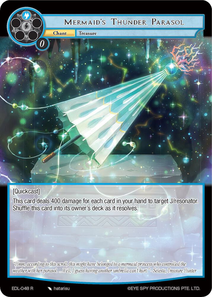 Mermaid's Thunder Parasol