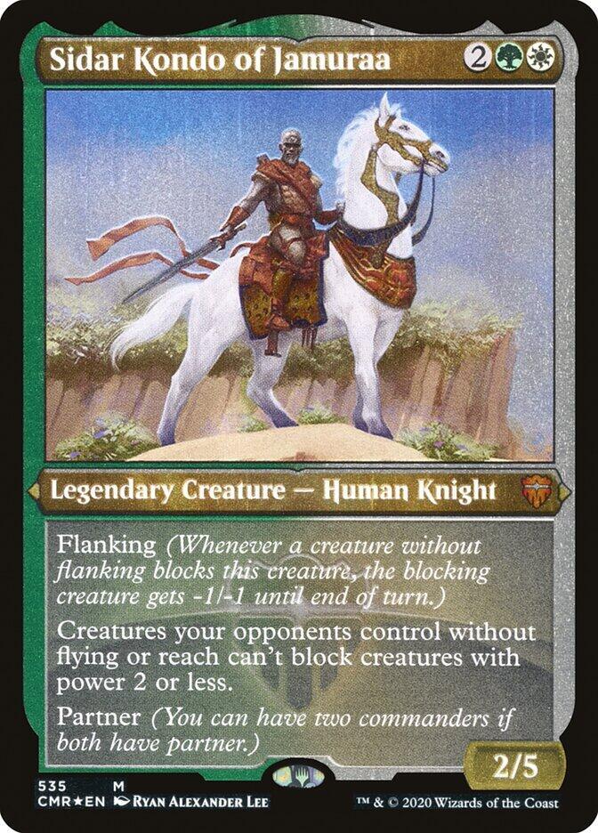 Sidar Kondo of Jamuraa (Foil Etched) - Commander Legends - Magic