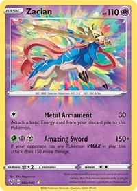 Zacian LV. X SWSH135 Pokemon TCG Live Code – Card Cavern Trading Cards, LLC