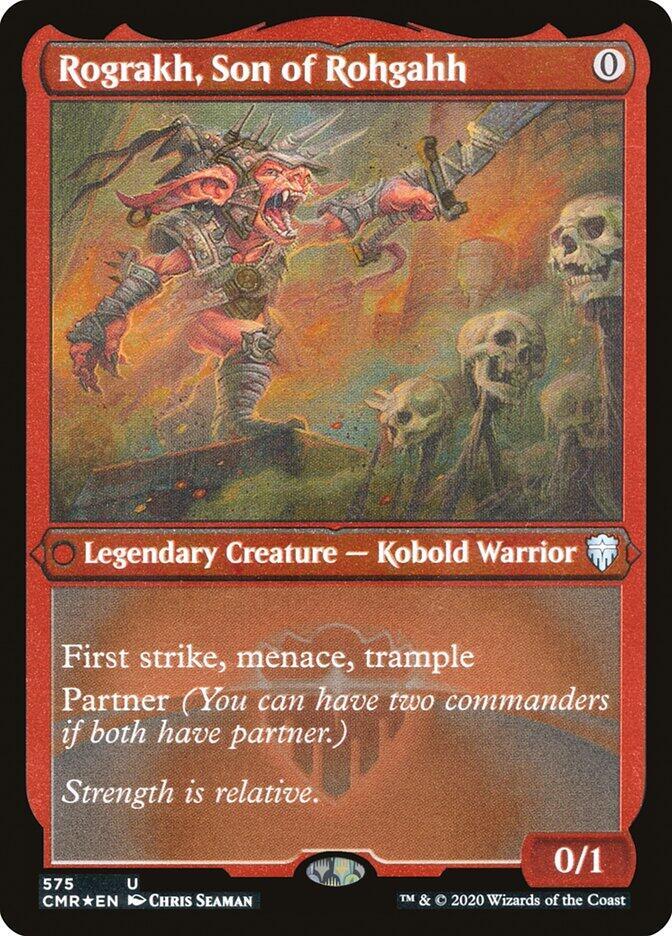 Rograkh, Son of Rohgahh (Foil Etched) - Commander Legends - Magic