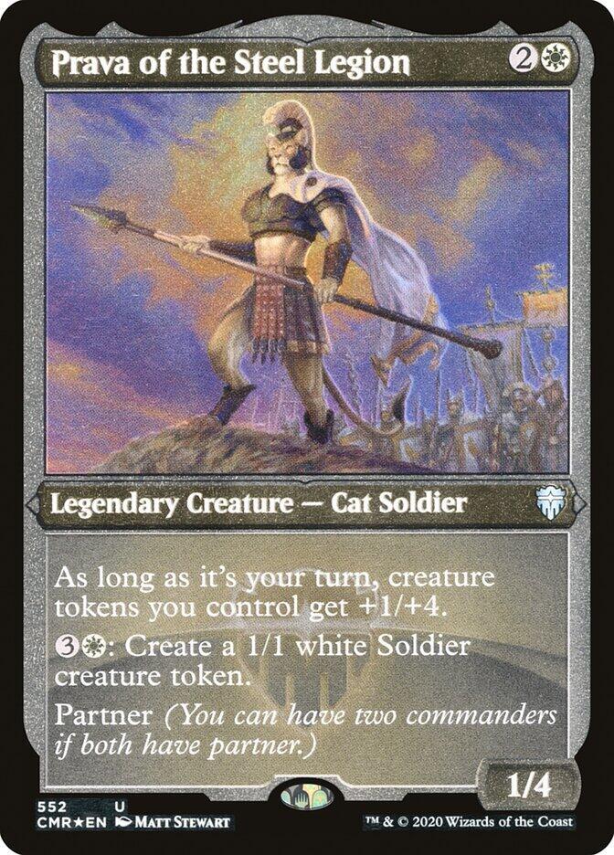 Prava of the Steel Legion (Foil Etched) - Commander Legends