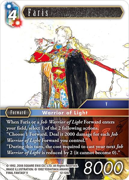 Faris - Opus XII - Final Fantasy TCG - TCGplayer.com