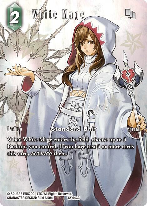 PSA10 白魔道士 フルアート 12-043C FFTCG Opus12 英語 White Mage (Full Art) - Opus XII - Final Fantasy TCG - TCGplayer.com